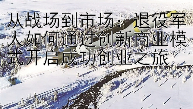 从战场到市场：退役军人如何通过创新商业模式开启成功创业之旅