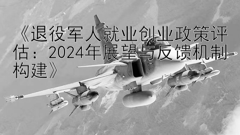 《退役军人就业创业政策评估：2024年展望与反馈机制构建》