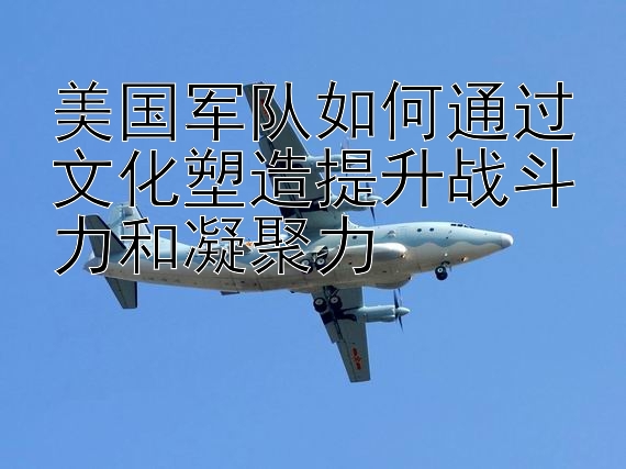 美国军队如何通过文化塑造提升战斗力和凝聚力